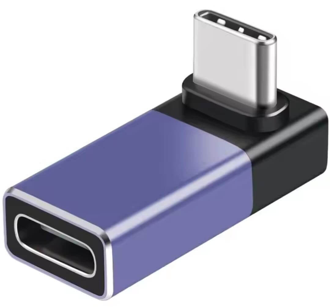 Right Angle USB C Adapter 4-Pack | 240W 8K AXYON image