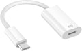 USBC to Lightning Adapter 8-Pin Female Cable Converter | AXYON White