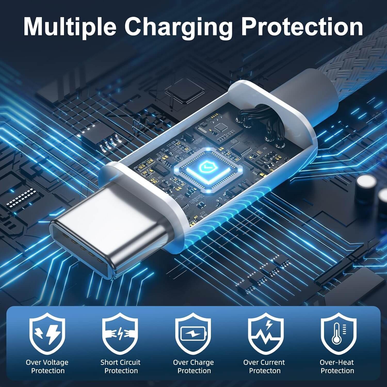 USBC to Lightning Adapter 8-Pin Female Cable Converter | AXYON multiple