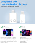 iOS to USB C Adapter 2-Pack Fast Sync & Charging | AXYON Most lighting