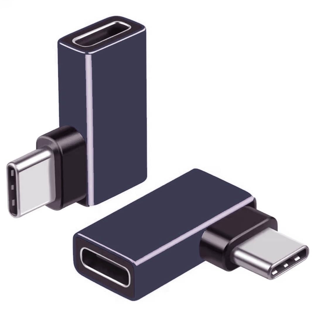 usbc 90 degree adapter-AXYON Black