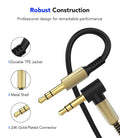 Stereo Audio Cable 3.5 mm – 2-Pack Gold Tip AXYON Details