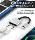 iOS Lightning Charger Audio Adapter Dual-Port 2-in-1 | AXYON Farewell