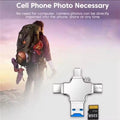 4-in-1 USB Multi Card Reader Adapter for SD & MicroSD | AXYON Photo