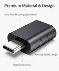 USB-C to USB-A 3.0 Adapter 2-Pack High-Speed OTG | AXYON Design 