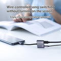 Aux to USB C Audio Adapter Hi-Res Sound | AXYON Wire controlled