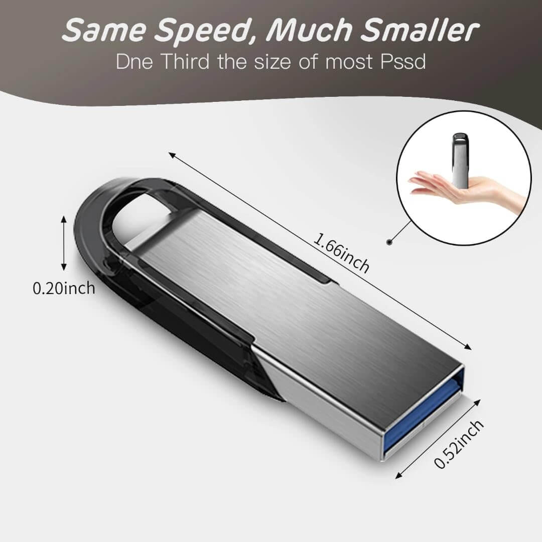 USB 3.0 Flash Drive 128GB | High Speed Metal AXYON Main