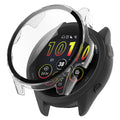 Clear AXYON® Protective PC Case with tempered glass for Garmin Forerunner 265