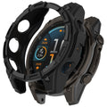 Black AXYON® TPU Protective Case for Garmin Fenix 8 AMOLED.