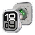 Smartwatch with a clear case on a white background