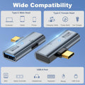 2-in-1 USB C to USB Adapter 100W Charging OTG 2-Pack | AXYON Wide details