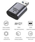 USB 3.1 adapter with specifications on a white background