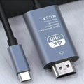 4K@60Hz USB C Type C to HDMI Cable 2M Adapter | AXYON  Back