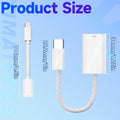 Audio Jack Adapter – USB-C to iOS 8-Pin | AXYON Size