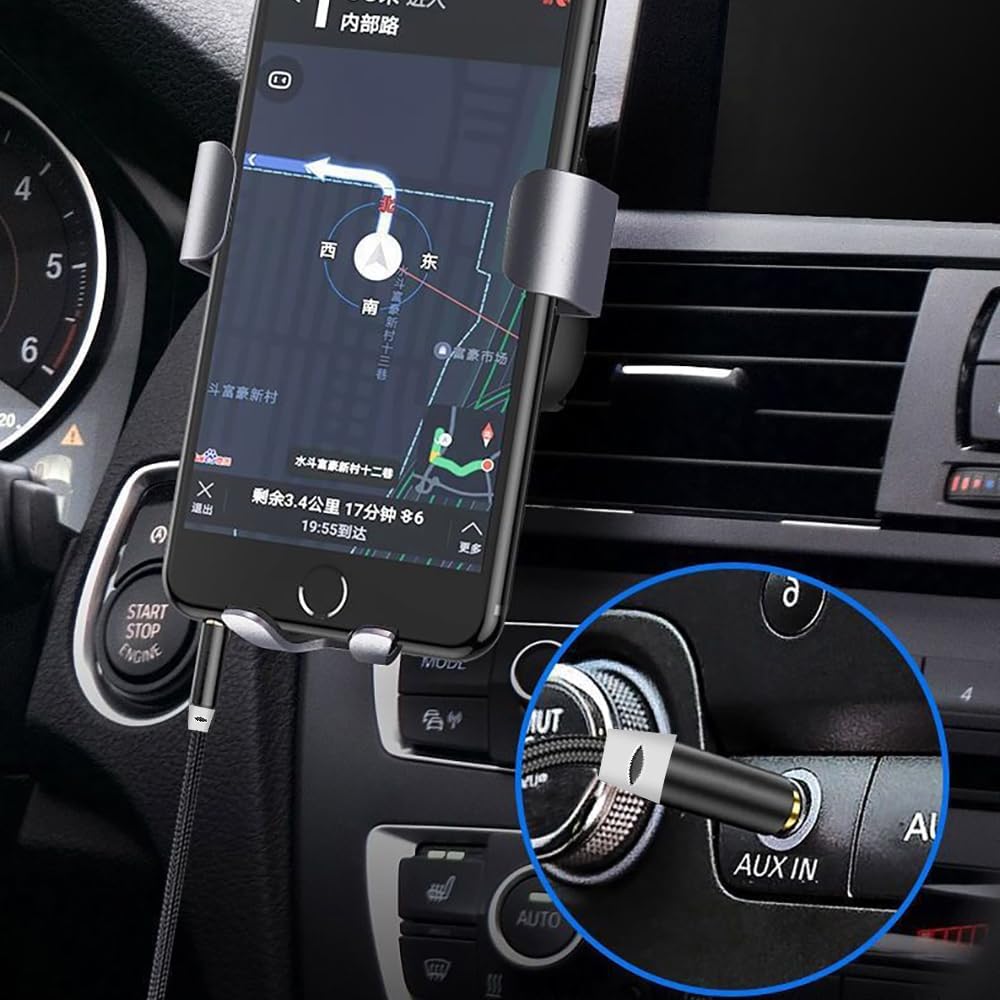  3.5mm Audio Jack Extension Cable – Dual Jack AUX | AXYON Car