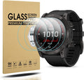 AXYON Tempered Glass Screen Protector for Garmin Fenix 8 AMOLED - multi-pack box and smartwatch