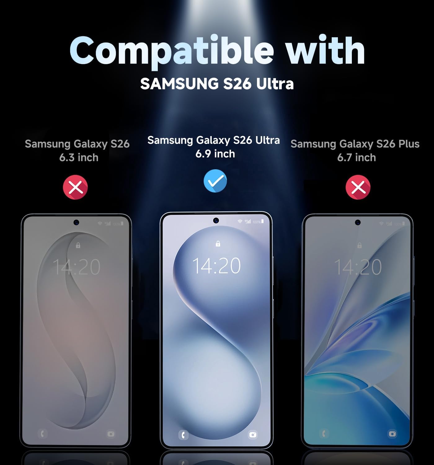 AXYON® Titan Series – Compatible with Samsung Galaxy S26 Ultra 6.9 inch Only, Not S26 or S26 Plus
