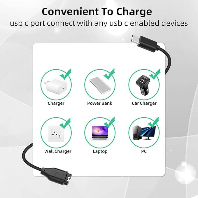 Garmin Charging Cable Type-C  | AXYON Convenient 