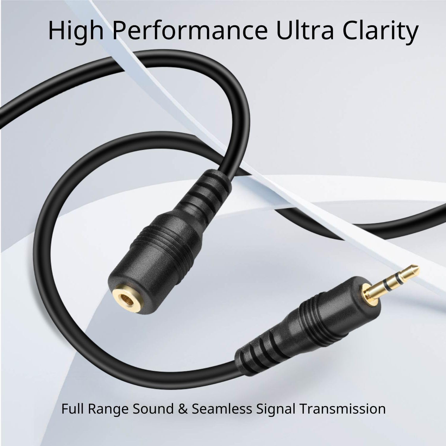 Oxygen-Free Copper (OFC) core for pure audio transmission