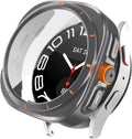 Smartwatch with a metallic case on a white background