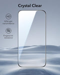 AXYON® EZ-Box Tempered Glass – Crystal Clear HD, 92% Light Transmittance & Fingerprint Resistance for iPhone 17 Pro Max