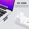 USB Type C to 8-Pin Adapter 3-Pack Sync & Charge | AXYON 100W