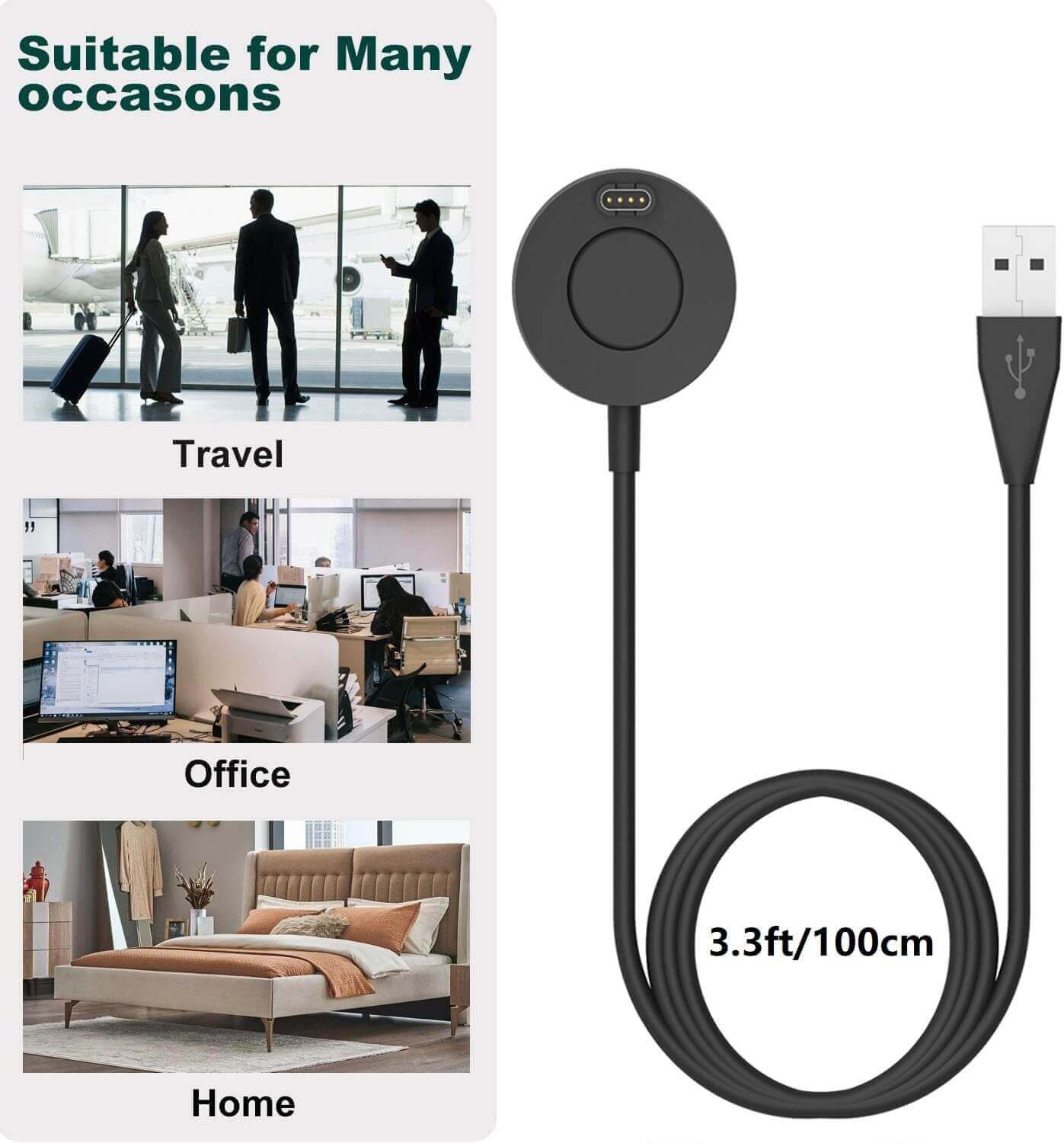 garmin watch charging cable-AXYON Suitable
