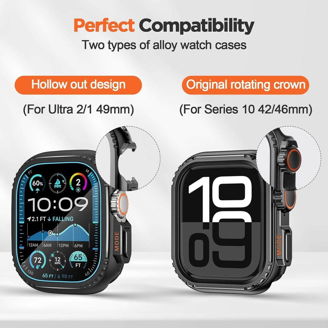 Smartwatch with a detailed display showing various metrics on a white background