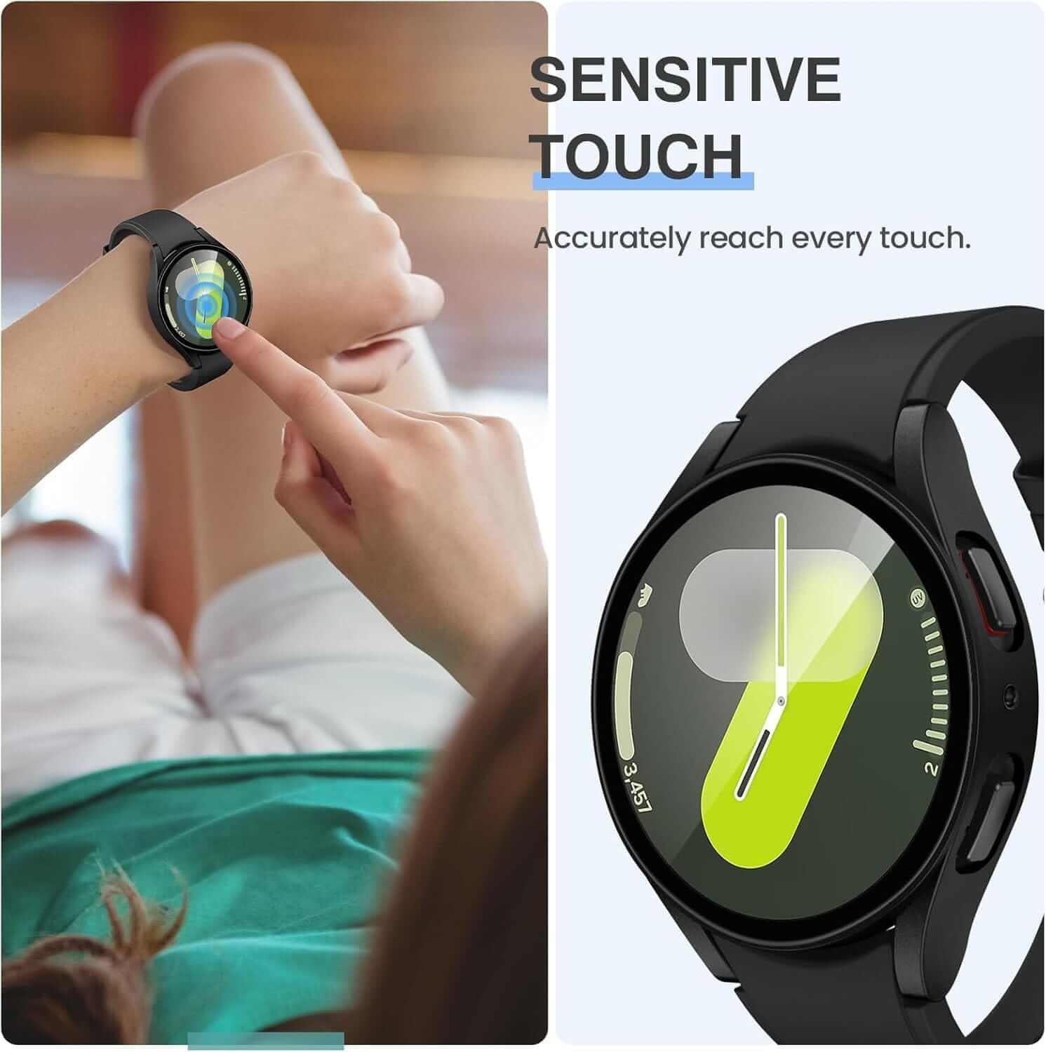 Galaxy Watch 7 Case with Film Protector | AXYON touch