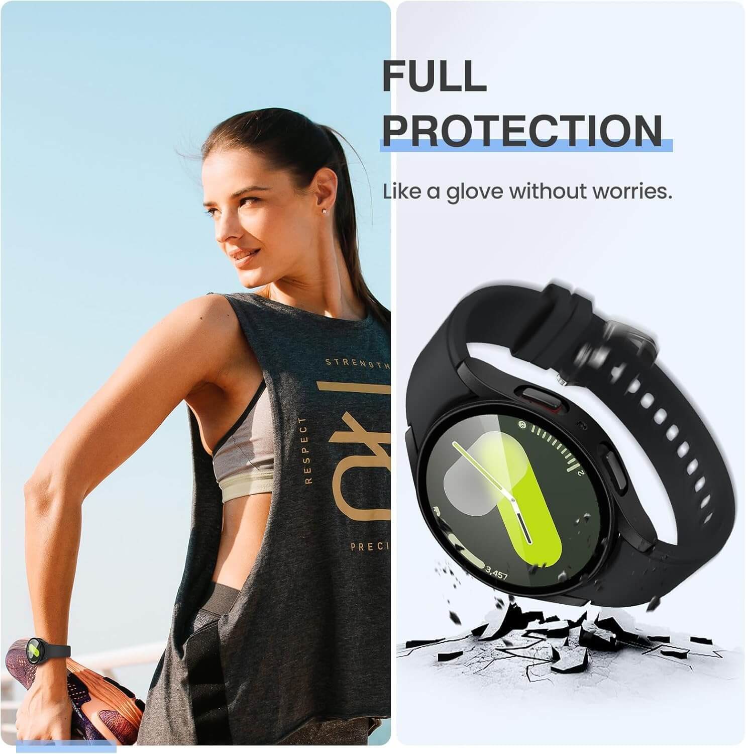 Galaxy Watch 7 Case with Film Protector | AXYON Protection