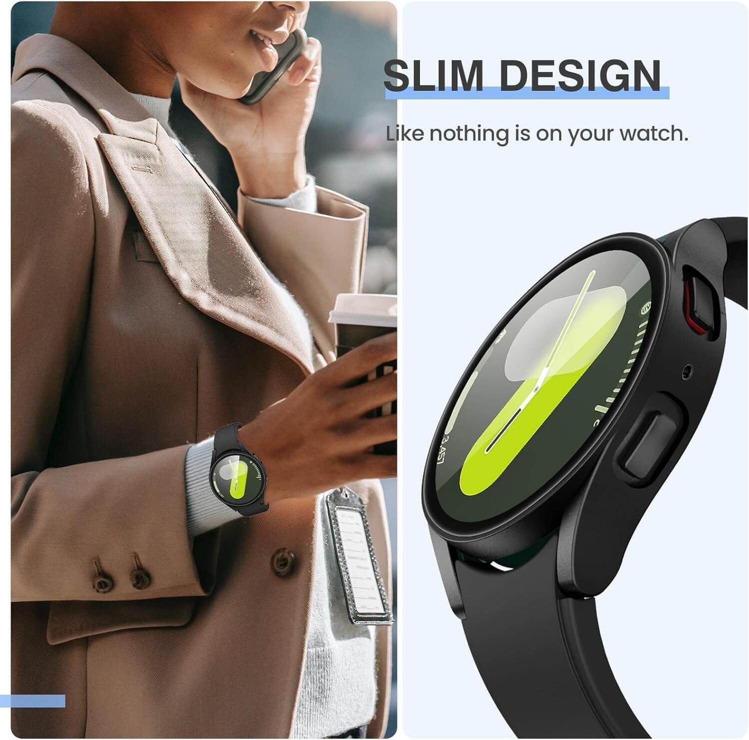 Galaxy Watch 7 Case with Film Protector | AXYON Design