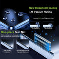 AXYON® Titan Series Matte Glass – New Oleophobic AF Vacuum Coating, 300% Anti-Fingerprint & One-Piece Dust Net for iPhone 17
