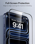AXYON® EZ-Box Tempered Glass for iPhone 17 Pro Max – Full-Screen Edge-to-Edge Coverage for Maximum Shielding
