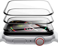 Apple Watch Ultra 49mm tempered glass screen protector showing multiple protective layers.
