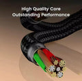 Multi Charging Cable 3-in-2 100W Nylon USB-C Combo | AXYON high quality