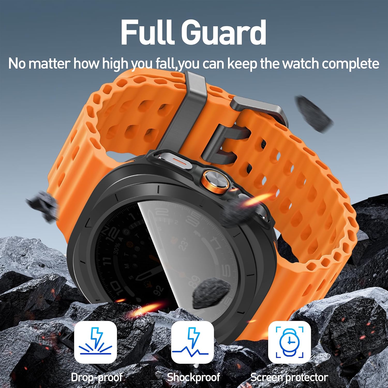 Samsung Galaxy Watch Ultra 47 mm Glass Case | AXYON Guard