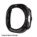 Galaxy Watch 7 Ultra Hollow Frame Case | AXYON Black Orange