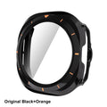 samsung galaxy watch ultra 47 mm Integrated Case | AXYON Black Orange