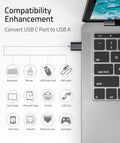USB-C to USB-A 3.0 Adapter 2-Pack High-Speed OTG | AXYON Details
