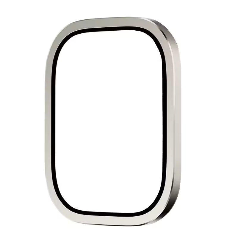 Silver metal ring with black interior screen protector | AXYON