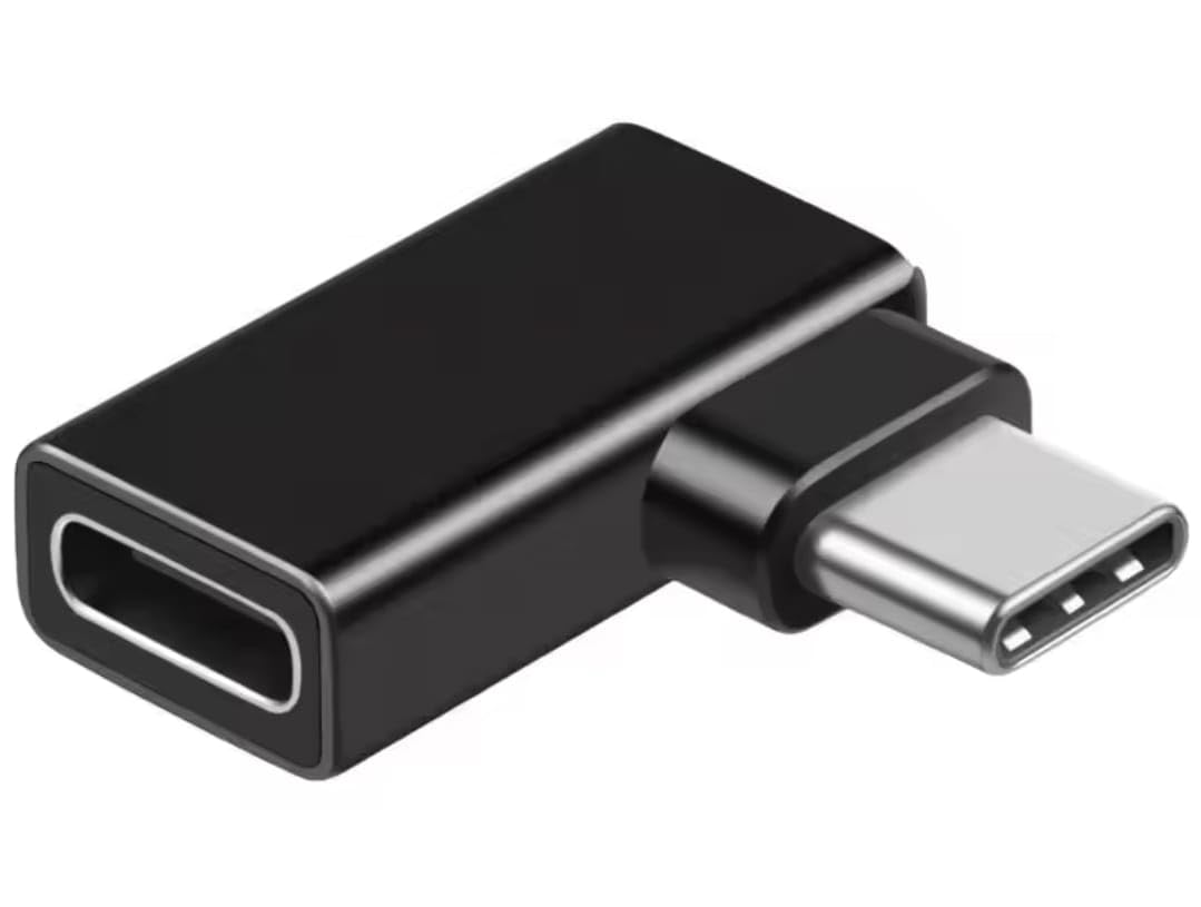 usbc 90 degree adapter-AXYON Black 