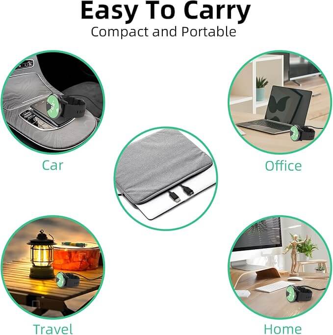 garmin watch charger cabe-AXYON Easy to Carry