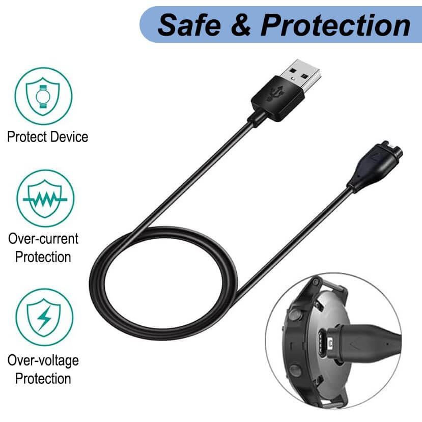 garmin watch charger Safe Protection -AXYON