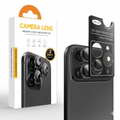 Camera lens protector packaging with a smartphone showing the lens protector on a white background