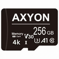 AXYON 256GB memory card on a white background