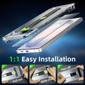AXYON® Titan Series 1:1 Easy Installation – Pull Out, Glide Over & Tear Off Alignment Tray for Samsung Galaxy S26 Ultra
