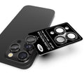 Phone case with camera lens protector on a white background