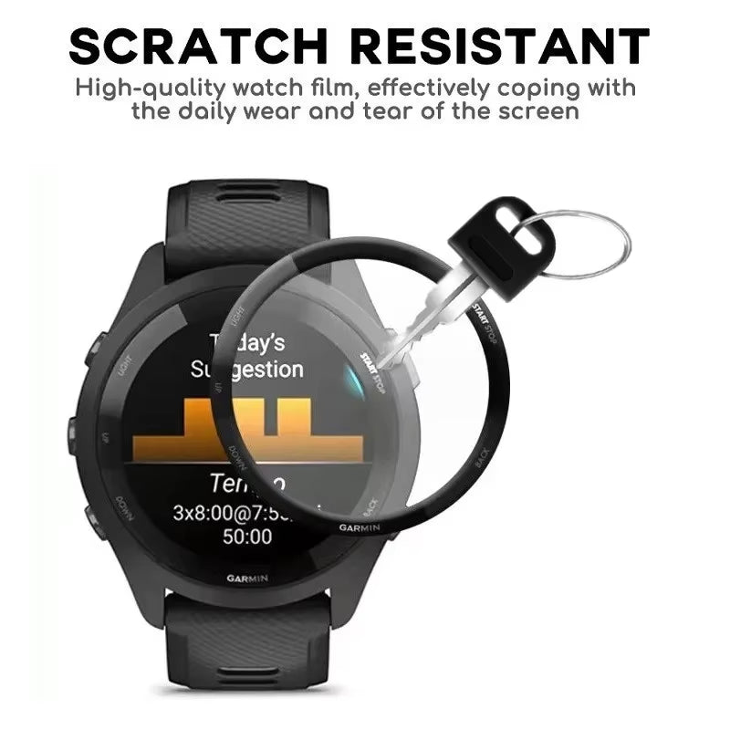 Ultra-thin anti-scratch screen protector for Forerunner 265 with HD clarity