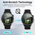 AXYON PMMA Film Anti-Scratch Technology for Garmin Vivoactive 6 - Before and After Protection Comparison