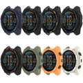 AXYON® TPU Protective Case for Garmin Fenix 8 AMOLED – slim, shock-absorbing bumper cover shown in Orange and Black, designed for 43mm, 47mm, and 51mm Fenix 8 AMOLED models. Lightweight, flexible protection for your smartwatch; not compatible with Solar or Standard models.